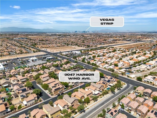 9047 Harbor Wind Ave, Las Vegas, NV 89178 - aerial view of property's location featuring nearby suburban area