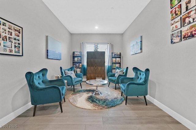 112 Springbough Ln, Las Vegas, NV 89138 - sitting room with recessed lighting and wood finished floors