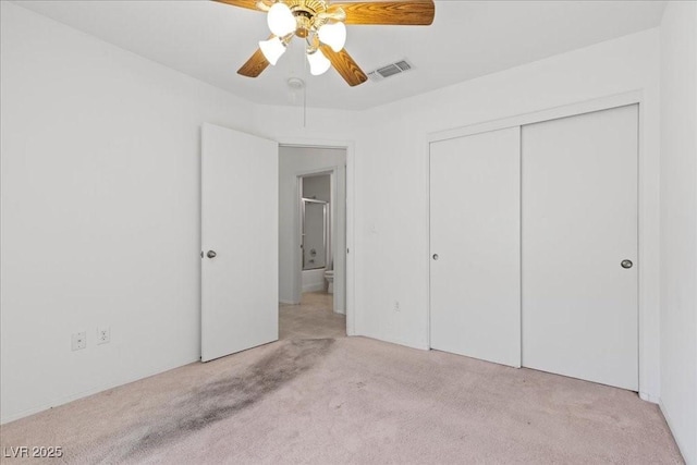 2154 Eagle Sticks Dr, Henderson, NV 89012 - unfurnished bedroom with carpet floors, a closet, and ceiling fan