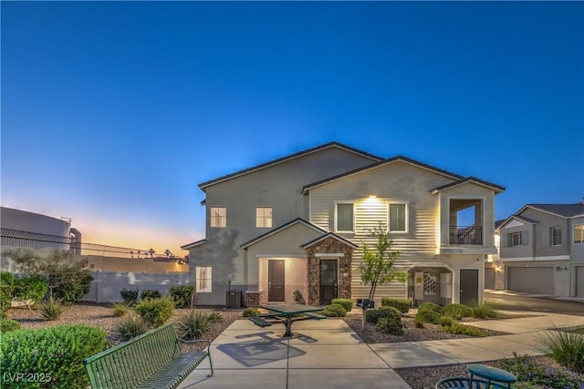 545 Thea St Unit 1315, Henderson, NV 89052 - view of front of property featuring stucco siding and stone siding