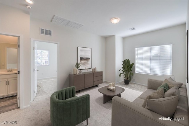 545 Thea St Unit 1315, Henderson, NV 89052 - living area with light colored carpet and baseboards