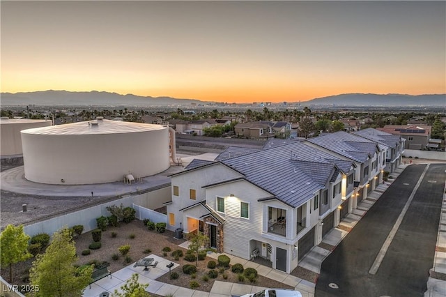 545 Thea St Unit 1315, Henderson, NV 89052 - aerial view at dusk of a mountain view