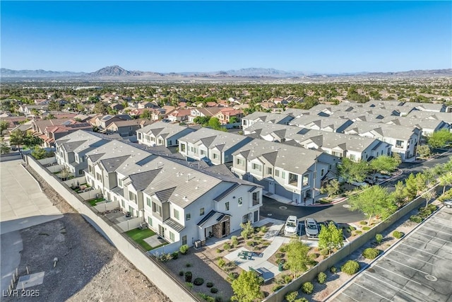 545 Thea St Unit 1315, Henderson, NV 89052 - aerial perspective of suburban area featuring a mountainous background