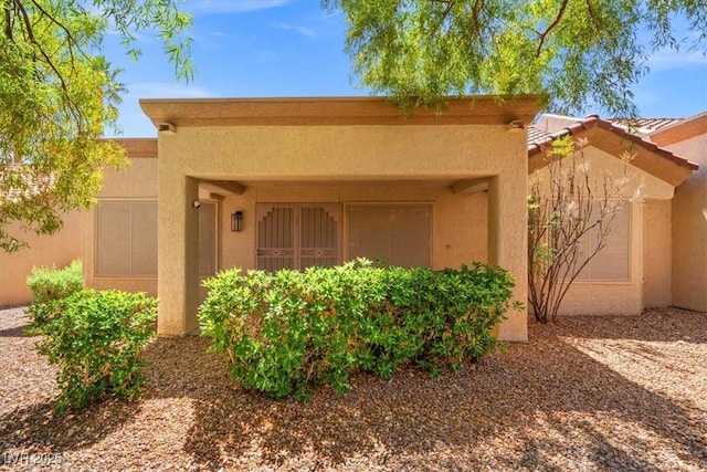 9540 Eagle Valley Dr, Las Vegas, NV 89134 - view of front of home featuring stucco siding