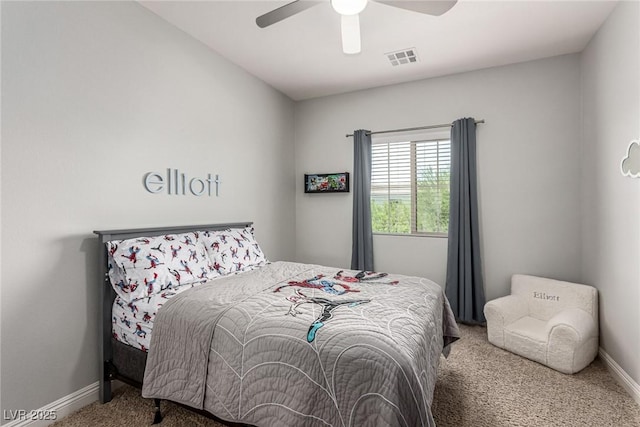 1034 Fish Pond Ave, Henderson, NV 89014 - carpeted bedroom featuring baseboards and a ceiling fan