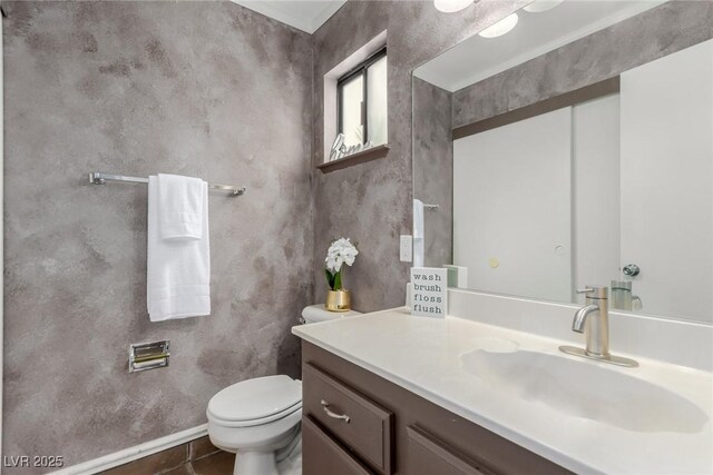 5905 Paseo Montana, Las Vegas, NV 89108 - half bathroom with vanity and toilet