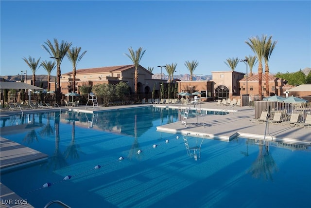 776 Tillis Pl, Las Vegas, NV 89138 - community pool featuring a patio
