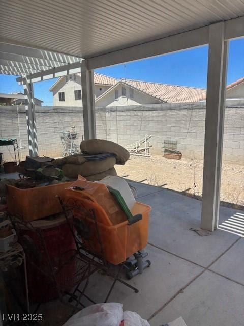 9940 Trailing Vine St, Las Vegas, NV 89183 - fenced backyard with a patio area