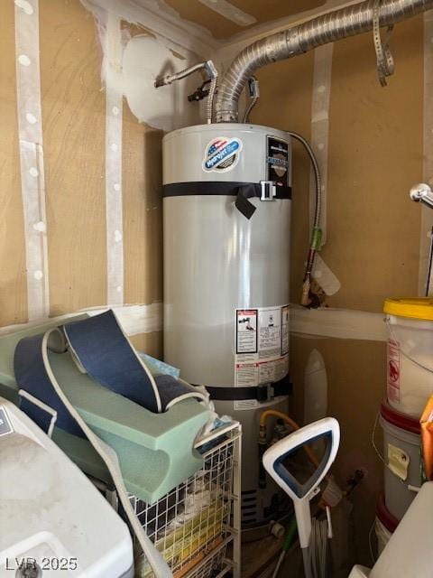 9940 Trailing Vine St, Las Vegas, NV 89183 - utility room featuring secured water heater