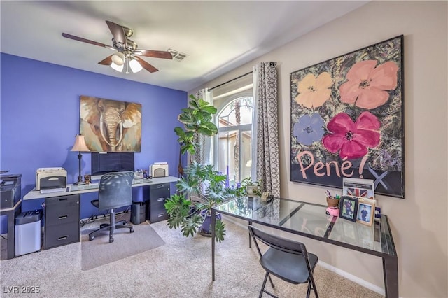 2050 W Warm Springs Rd Unit 1923, Henderson, NV 89014 - home office featuring carpet and a ceiling fan