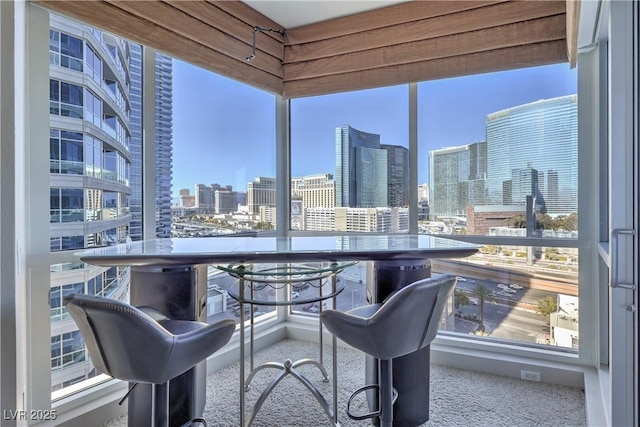 4575 Dean Martin Dr Unit 1112, Las Vegas, NV 89103 - sunroom / solarium featuring a view of skyline