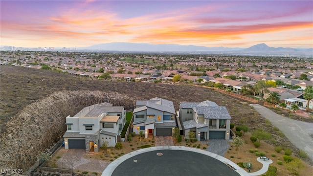 2004 Peaceful Mesa Ct, Henderson, NV 89052 - aerial perspective of suburban area featuring a mountain backdrop