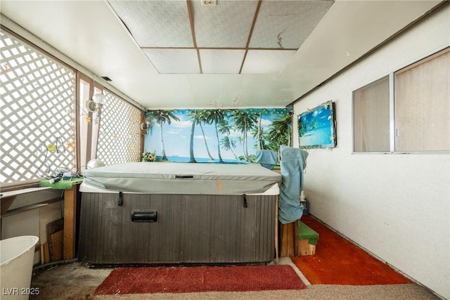 6513 Hyde Ave, Las Vegas, NV 89107 - view of patio with a hot tub