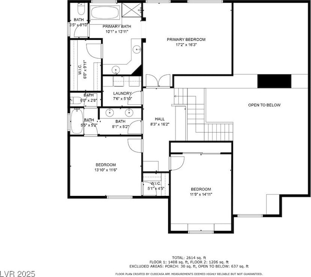 3525 Dover Bay St, Las Vegas, NV 89129 - view of property floor plan