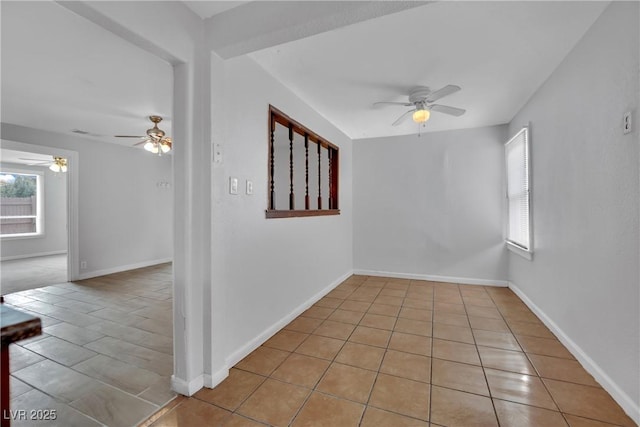 75 N 27th St, Las Vegas, NV 89101 - unfurnished room featuring a ceiling fan and light tile patterned flooring
