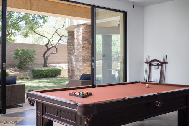 17 Soaring Bird Ct, Las Vegas, NV 89135 - game room with billiards and plenty of natural light