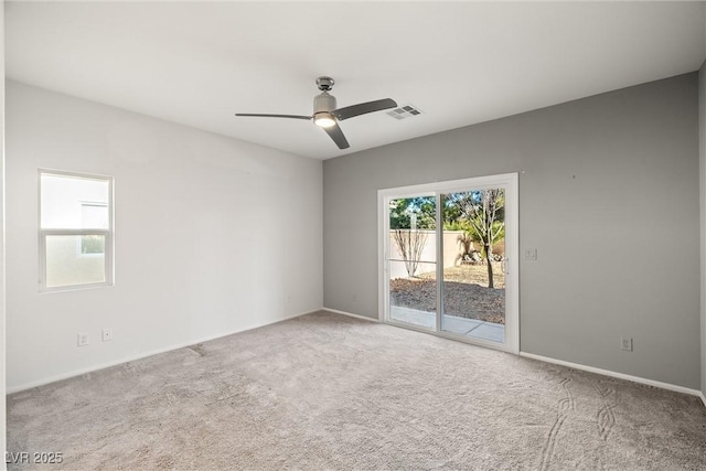 5338 Lignum Ave, Pahrump, NV 89061 - spare room with carpet and ceiling fan