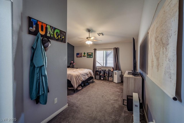 5028 Crying Heart St, North Las Vegas, NV 89031 - carpeted bedroom with ceiling fan