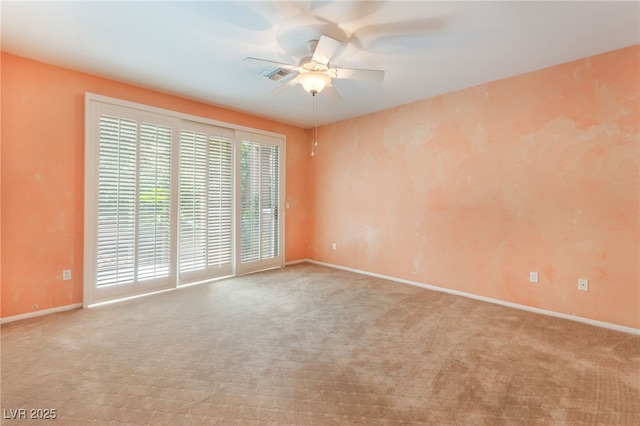 10037 Summer Oak Ln Unit 102, Las Vegas, NV 89134 - empty room featuring ceiling fan and carpet