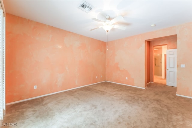 10037 Summer Oak Ln Unit 102, Las Vegas, NV 89134 - carpeted spare room featuring ceiling fan and baseboards