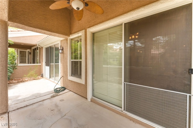 10037 Summer Oak Ln Unit 102, Las Vegas, NV 89134 - view of patio with ceiling fan