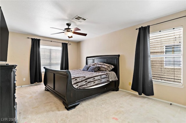 2010 Catalina Marie Ave, Henderson, NV 89074 - bedroom with light colored carpet and ceiling fan