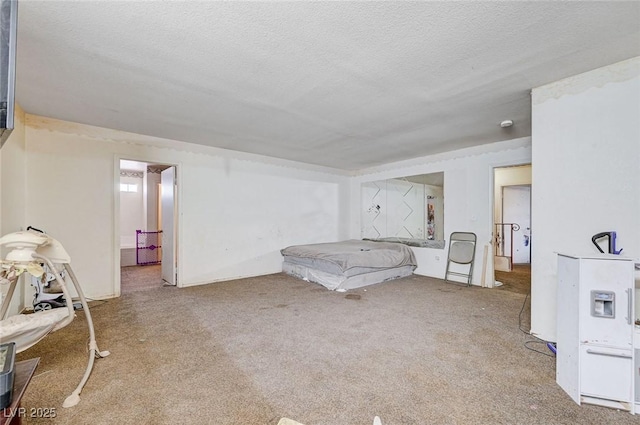 5907 Zawawi Ct, Las Vegas, NV 89110 - carpeted bedroom with a textured ceiling