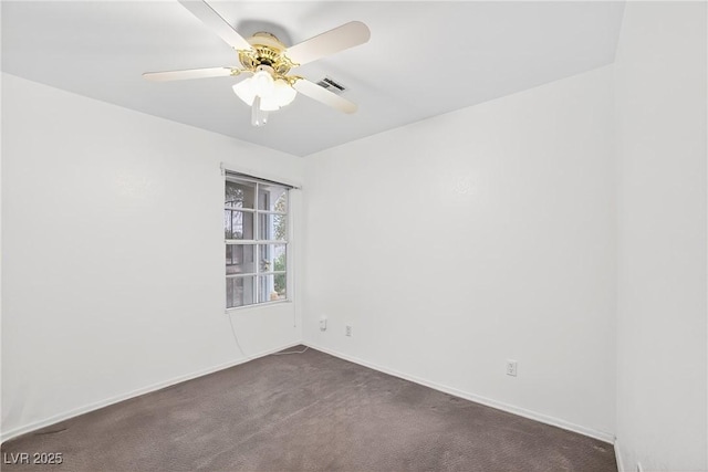 114 Tamarack Dr, Henderson, NV 89002 - empty room with dark carpet and a ceiling fan