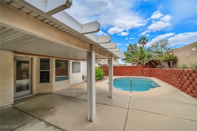 114 Tamarack Dr, Henderson, NV 89002 - view of swimming pool with a fenced backyard and a patio