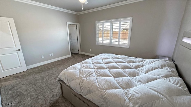 210 Magnolia Blvd, Pahrump, NV 89048 - carpeted bedroom with ornamental molding and baseboards