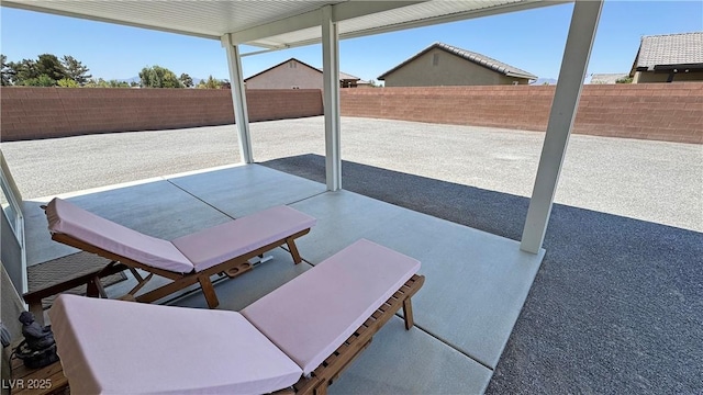 210 Magnolia Blvd, Pahrump, NV 89048 - fenced backyard with a patio