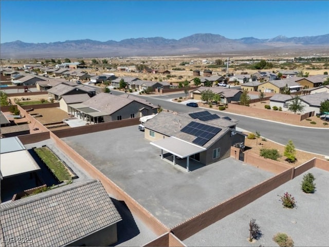 210 Magnolia Blvd, Pahrump, NV 89048 - aerial view of residential area with a mountain backdrop