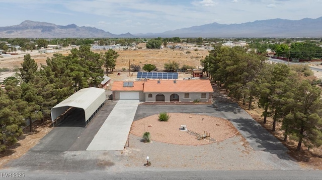 1050 Morgan Ln, Pahrump, NV 89060 - view of subject property featuring a mountainous background