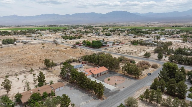 1050 Morgan Ln, Pahrump, NV 89060 - aerial view of a mountainous background and a desert landscape