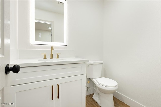 2107 Fountain Springs Dr, Henderson, NV 89074 - bathroom with wood finished floors and vanity