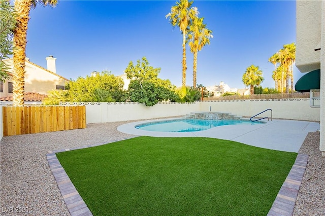 2107 Fountain Springs Dr, Henderson, NV 89074 - view of swimming pool featuring a fenced backyard and a patio