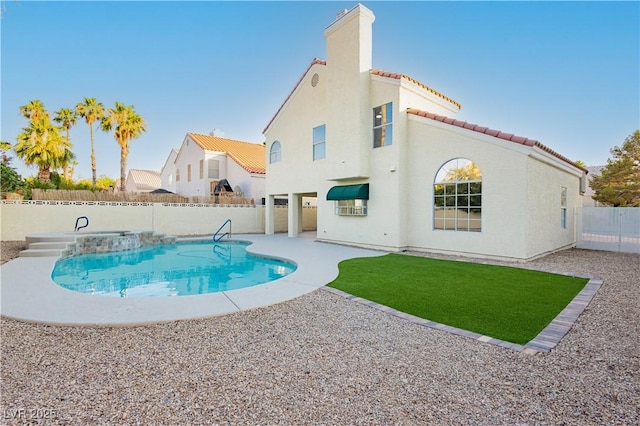 2107 Fountain Springs Dr, Henderson, NV 89074 - view of swimming pool featuring a fenced backyard and a patio area