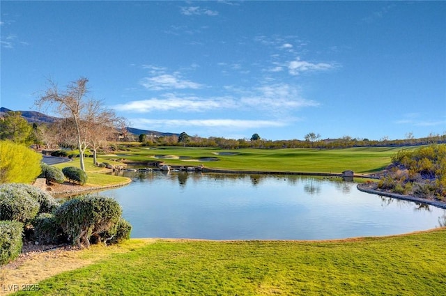 33 Hassayampa Trl, Henderson, NV 89052 - water view featuring a golf club and a mountainous background
