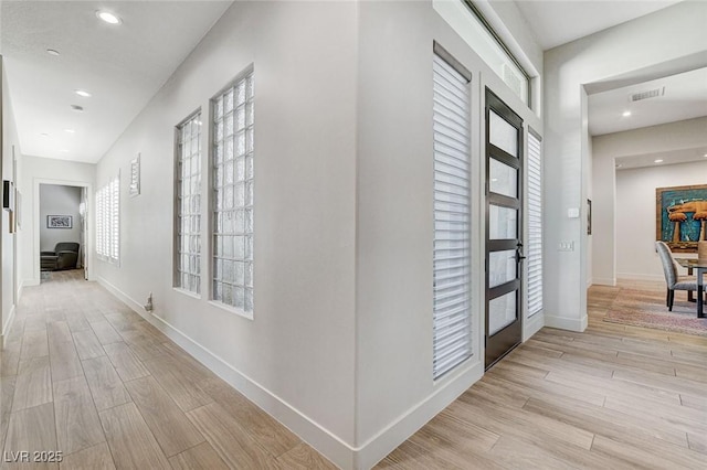 33 Hassayampa Trl, Henderson, NV 89052 - corridor featuring light wood-style flooring and recessed lighting