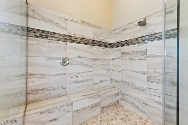 12168 Dorada Coast Ave, Las Vegas, NV 89138 - bathroom featuring tiled shower