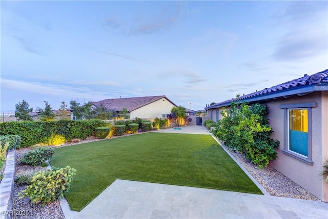 12168 Dorada Coast Ave, Las Vegas, NV 89138 - fenced yard featuring a patio