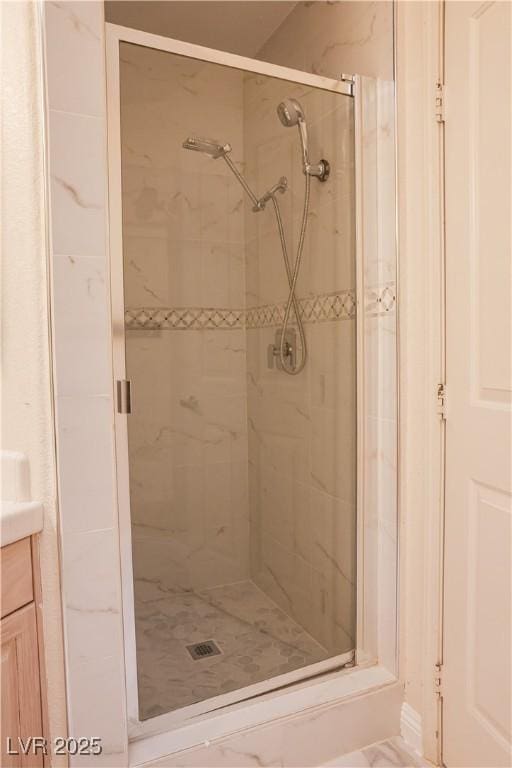 2208 Fiero Dr, Las Vegas, NV 89134 - full bath with a stall shower and vanity
