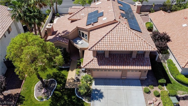 2208 Fiero Dr, Las Vegas, NV 89134 - view from above of property