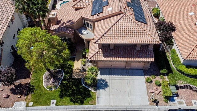 2208 Fiero Dr, Las Vegas, NV 89134 - aerial view of property and surrounding area