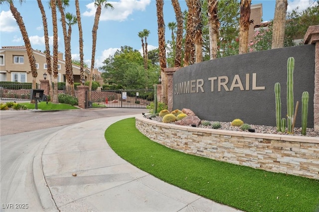 9900 Summer Ash Ct Unit 103, Las Vegas, NV 89134 - view of community sign