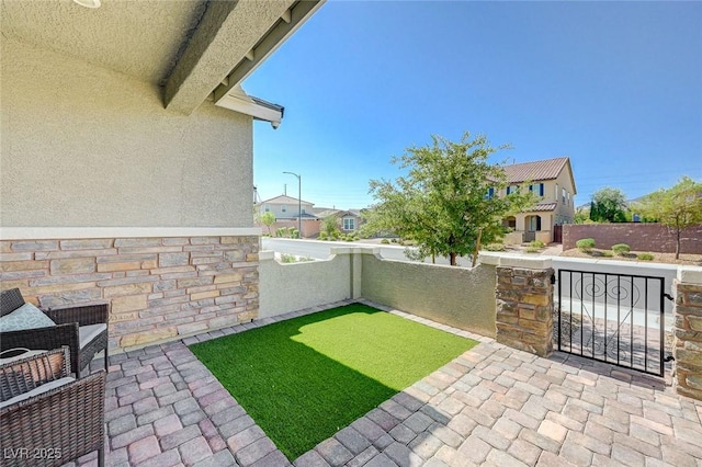 2940 Duverney Ave, Henderson, NV 89044 - fenced yard with a patio area