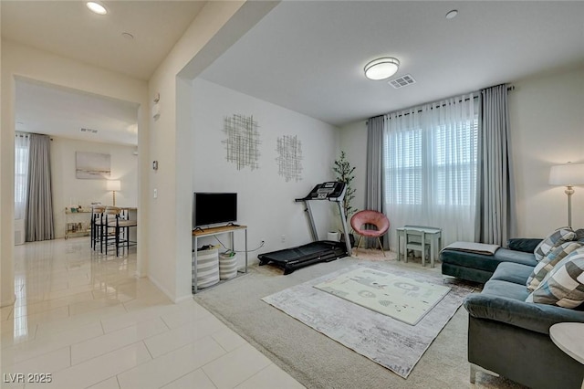 2940 Duverney Ave, Henderson, NV 89044 - living room with tile patterned floors