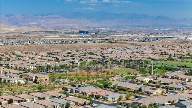 2940 Duverney Ave, Henderson, NV 89044 - aerial view of residential area featuring a mountain backdrop