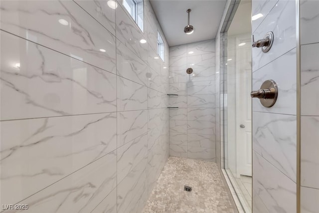 32 Tatahatso Point St, Henderson, NV 89011 - bathroom with a marble finish shower