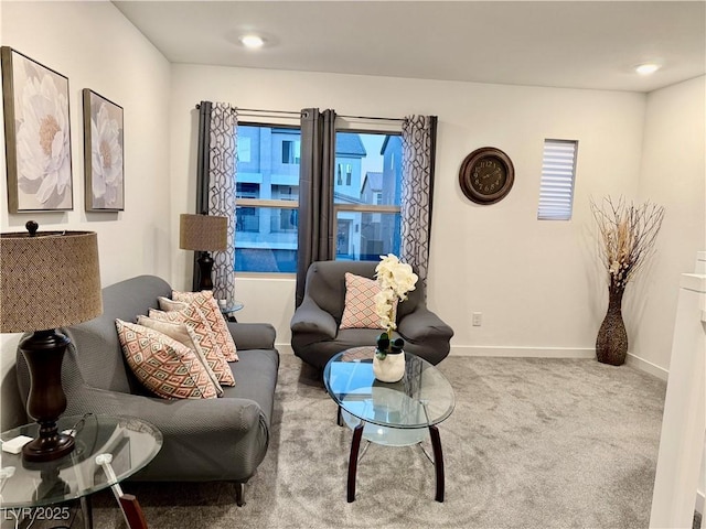 10411 Rose Palisade St, Las Vegas, NV 89141 - carpeted living area with baseboards